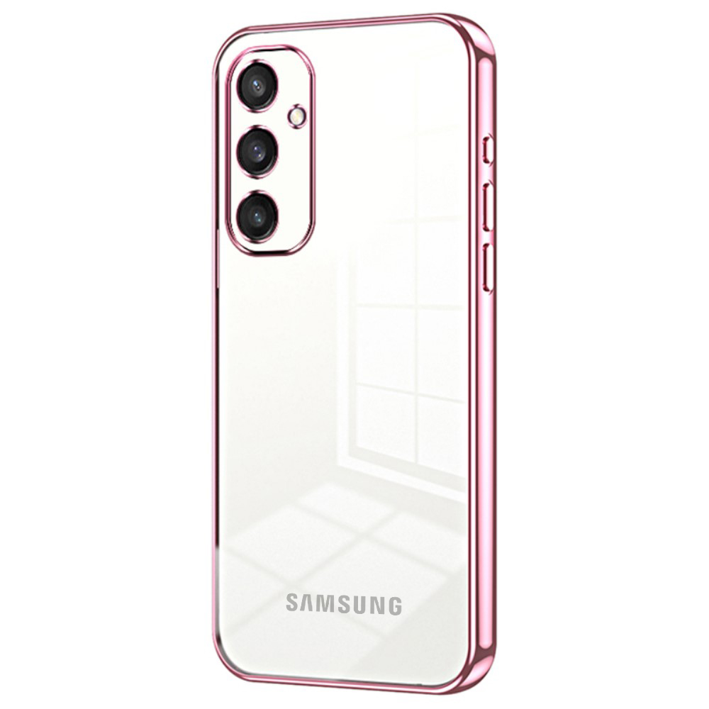Силиконов калъф Electroplating за Samsung Galaxy S24, Розов