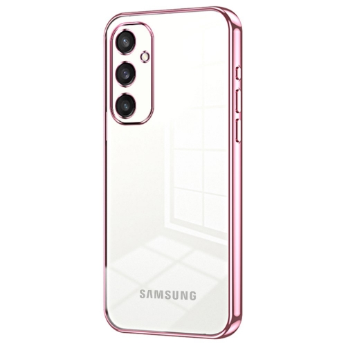 Силиконов калъф Electroplating за Samsung Galaxy S24, Розов