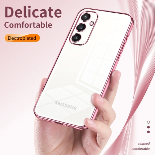 Силиконов калъф Electroplating за Samsung Galaxy S24, Розов