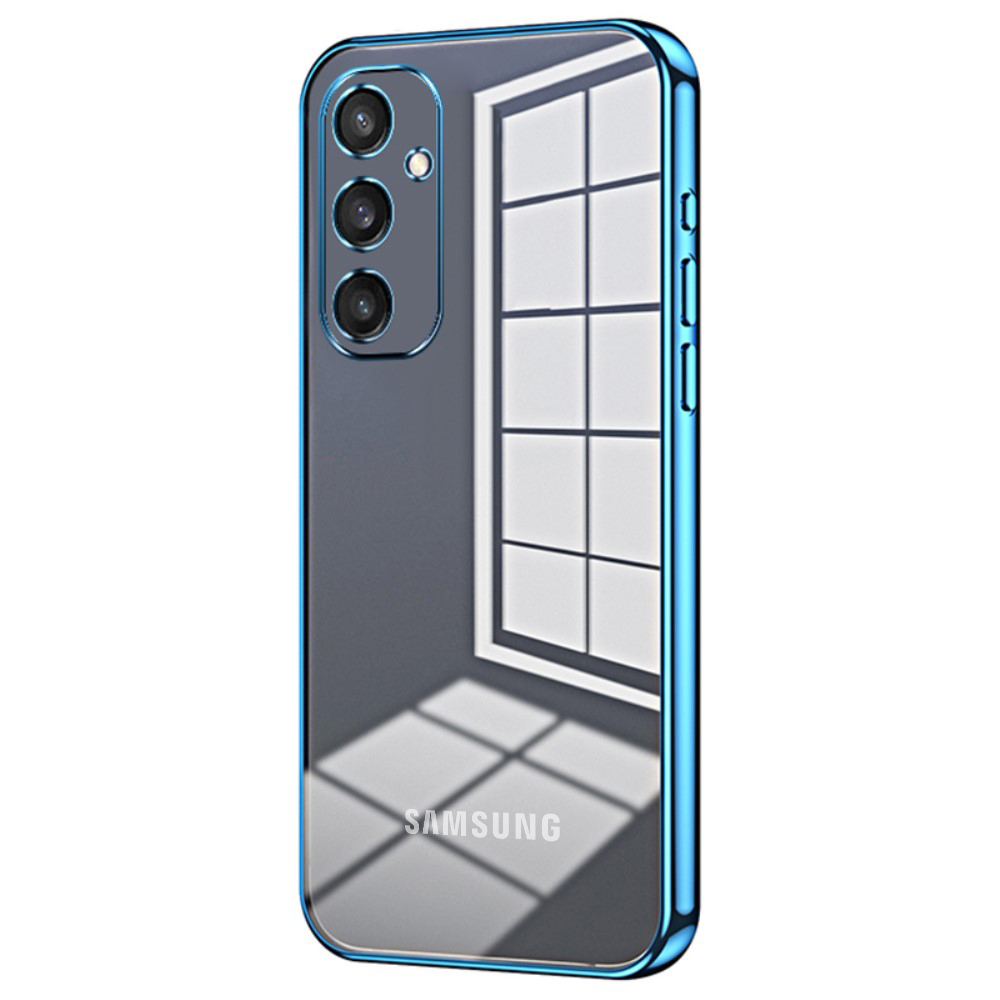 Силиконов калъф Electroplating за Samsung Galaxy S24, Син