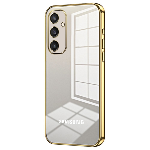 Силиконов калъф Electroplating за Samsung Galaxy S24, Златист