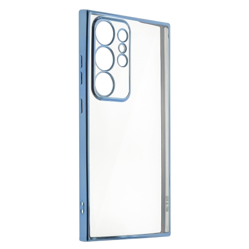 Силиконов калъф Electroplating за Samsung Galaxy S24 Ultra, Син