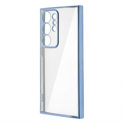 Силиконов калъф Electroplating за Samsung Galaxy S24 Ultra, Син