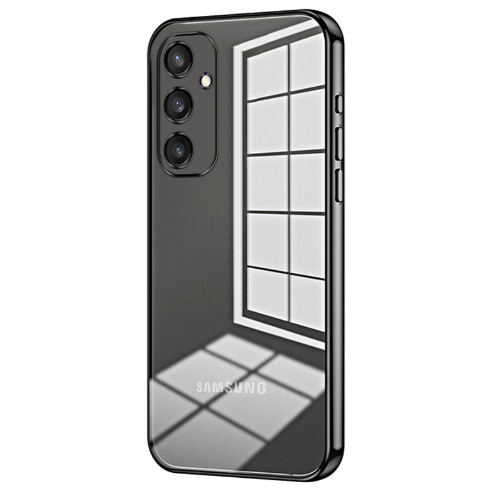 Силиконов калъф Electroplating за Samsung Galaxy S24 Plus, Черен