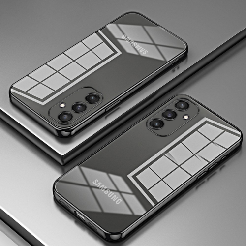 Силиконов калъф Electroplating за Samsung Galaxy S24 Plus, Черен