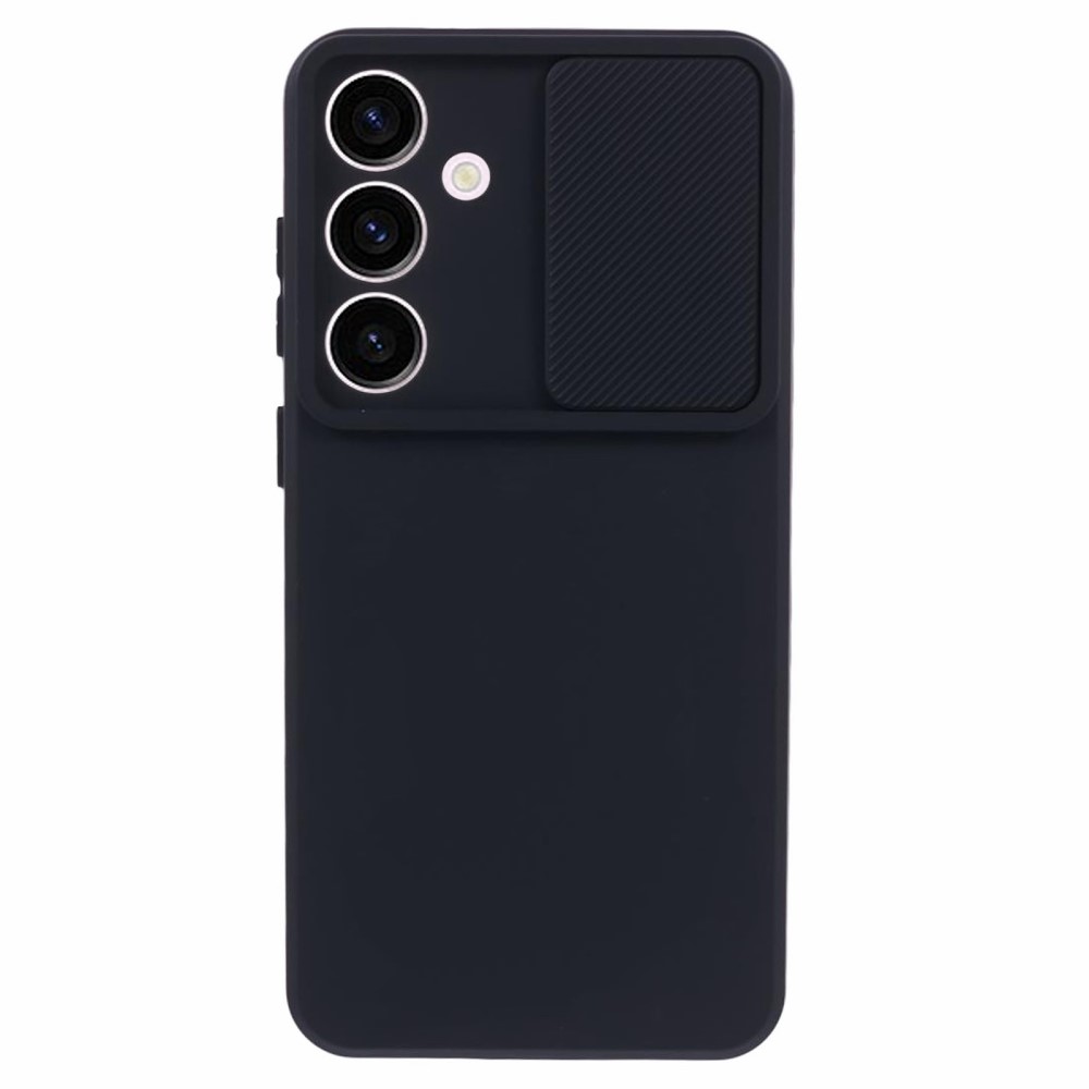 Силиконов калъф Camshield Soft за Samsung Galaxy S24, Черен