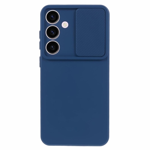 Силиконов калъф Camshield Soft за Samsung Galaxy S24, Син