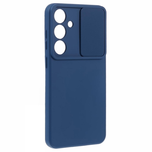 Силиконов калъф Camshield Soft за Samsung Galaxy S24, Син