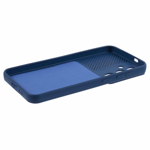 Силиконов калъф Camshield Soft за Samsung Galaxy S24, Син