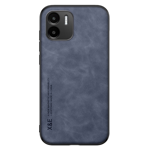 Удароустойчив калъф Leather Coated за Xiaomi Redmi A1 / A2, Син