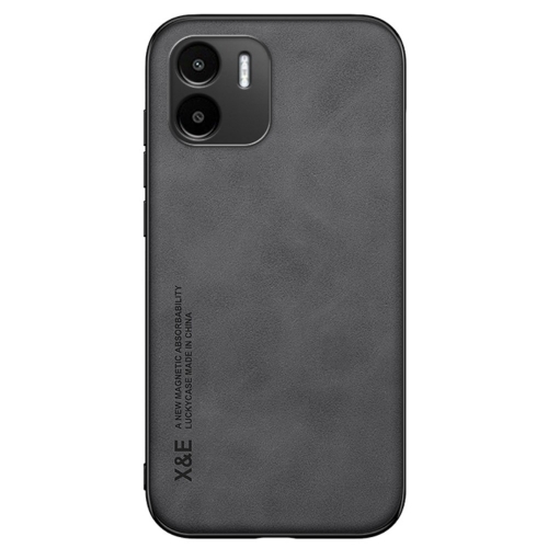Удароустойчив калъф Leather Coated за Xiaomi Redmi A1 / A2, Черен