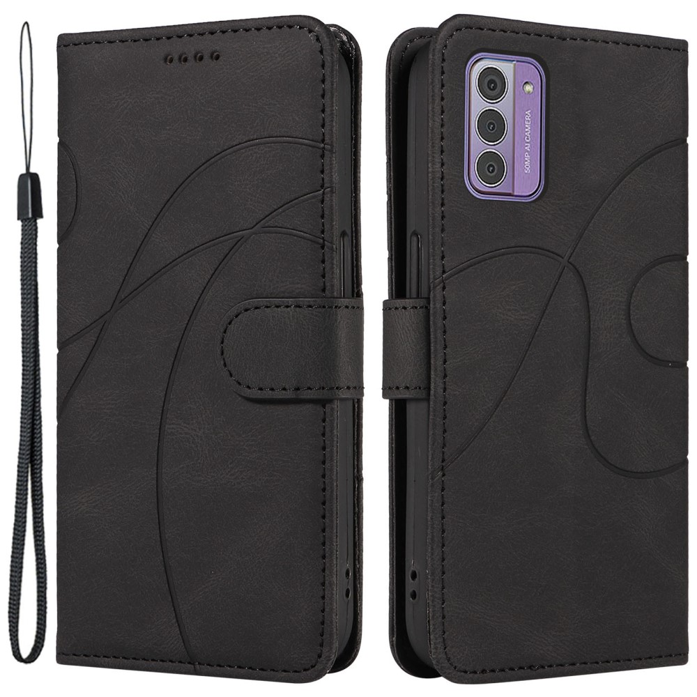 Калъф тефтер Wallet Line за Nokia G42, Черен