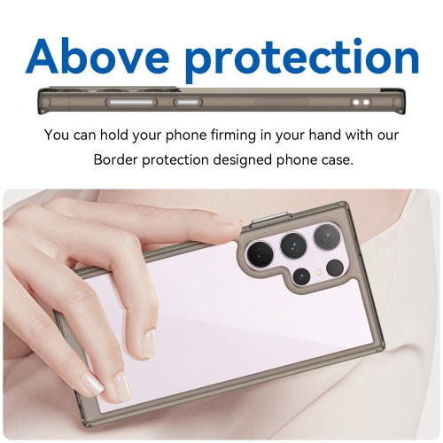 Удароустойчив калъф Acrylic за Samsung Galaxy S24 Ultra, Сив