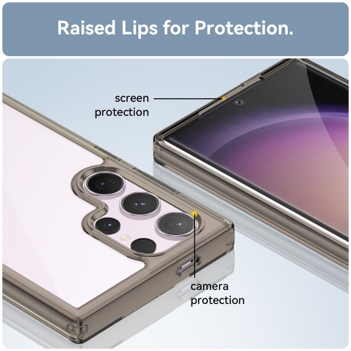 Удароустойчив калъф Acrylic за Samsung Galaxy S24 Ultra, Сив