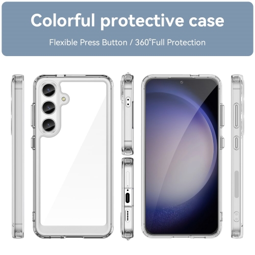 Удароустойчив калъф Acrylic за Samsung Galaxy S24, Прозрачен