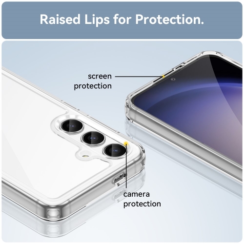 Удароустойчив калъф Acrylic за Samsung Galaxy S24, Прозрачен