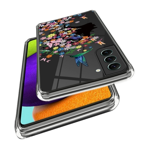 Силиконов калъф за Samsung Galaxy S24, Фея с цветя