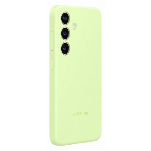 Калъф Samsung Silicone Cover за Samsung Galaxy S24, EF-PS921TGEGWW, Лайм