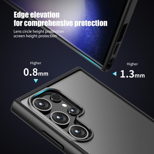 Удароустойчив калъф Magic Matte за Samsung Galaxy S24 Ultra, Черен