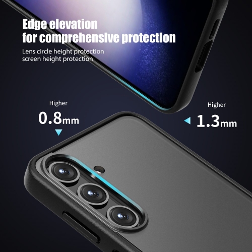 Удароустойчив калъф Magic Matte за Samsung Galaxy S24 Plus, Черен