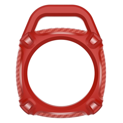 Силиконов калъф QUAD Element за Apple AirTag Bluetooth Locator, Червен