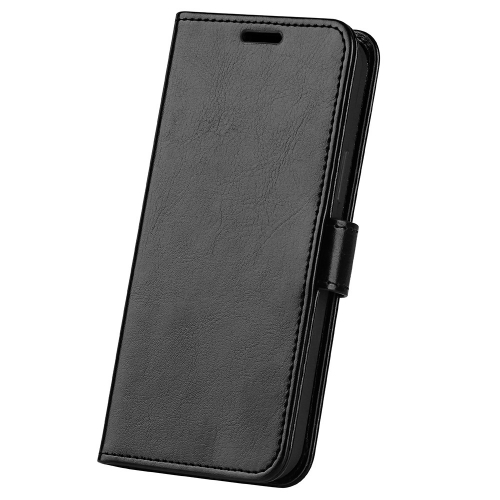 Калъф Тефтер Crazy Horse Wallet за Xiaomi Redmi 13C, Черен