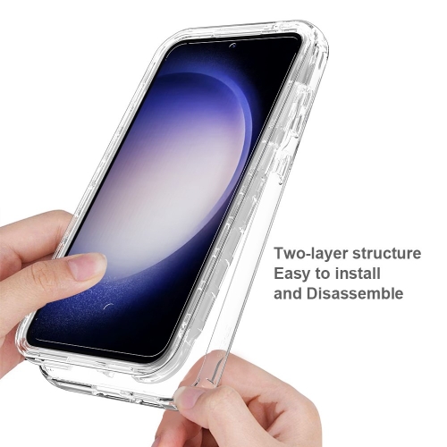 Удароустойчив калъф Shockproof Frame за Samsung Galaxy S23 FE, Прозрачен