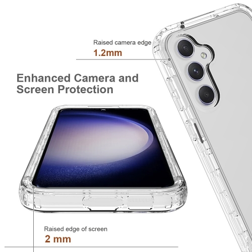 Удароустойчив калъф Shockproof Frame за Samsung Galaxy S23 FE, Прозрачен