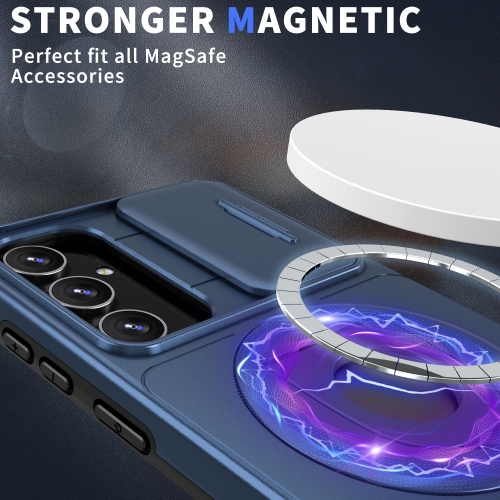 Удароустойчив калъф MagSF Magnet за Samsung Galaxy S23 FE,  Син