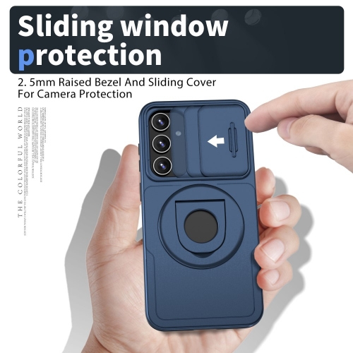 Удароустойчив калъф MagSF Magnet за Samsung Galaxy S23 FE,  Син