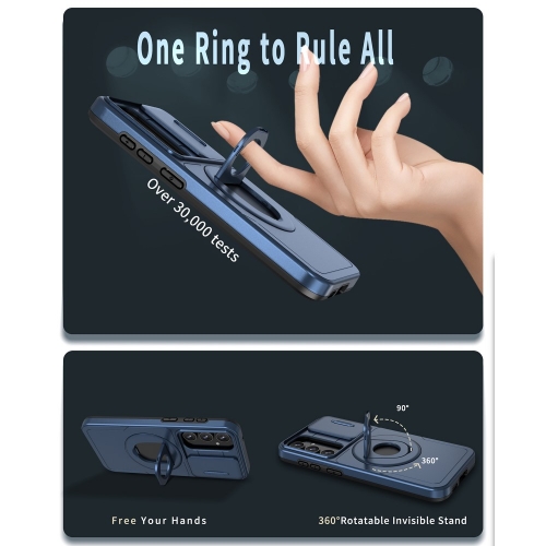 Удароустойчив калъф MagSF Magnet за Samsung Galaxy S23 FE,  Син
