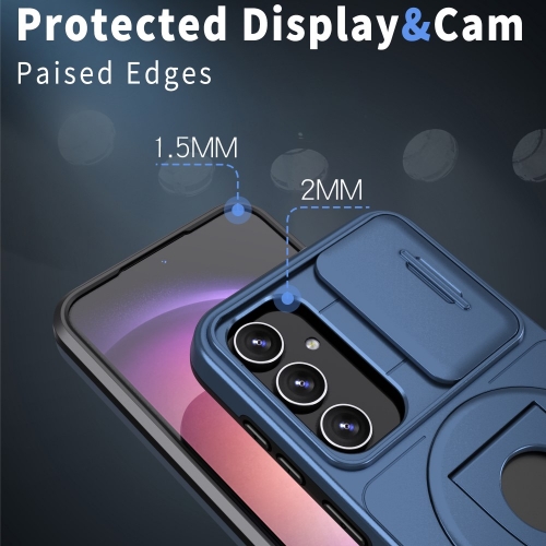 Удароустойчив калъф MagSF Magnet за Samsung Galaxy S23 FE,  Син