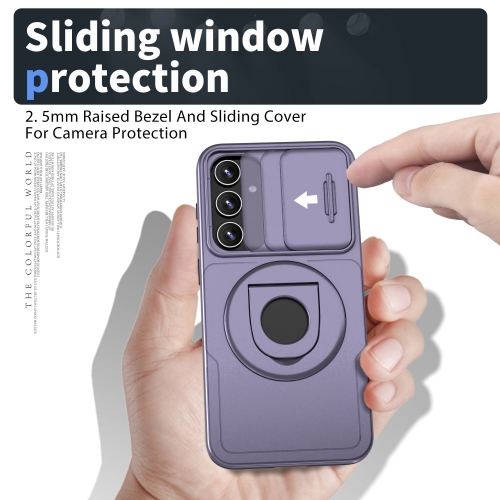 Удароустойчив калъф MagSF Magnet за Samsung Galaxy S23 FE, Лилав