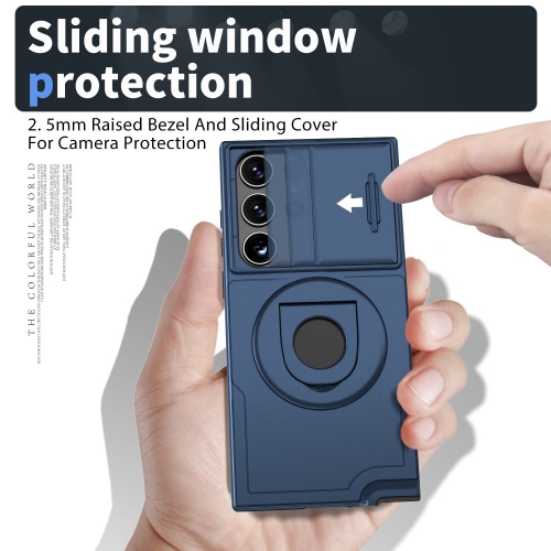 Удароустойчив калъф MagSF Magnet за Samsung Galaxy S23 Ultra, Син