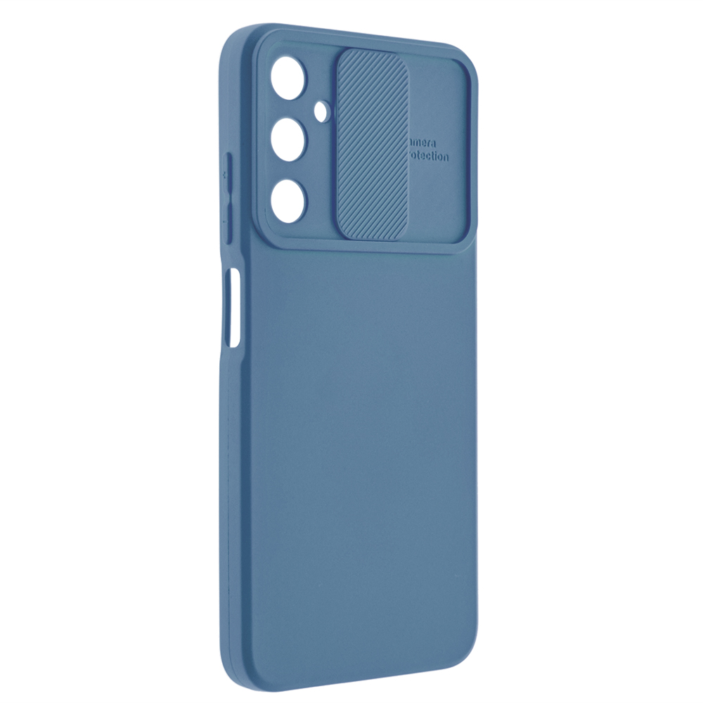 Силиконов калъф Camshield Soft за Samsung Galaxy A15, Син