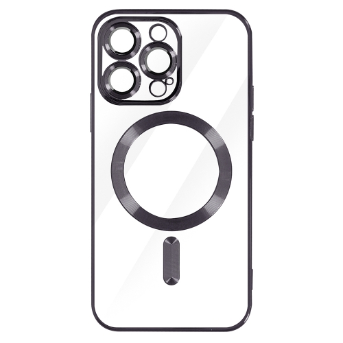 Силиконов калъф Luxury MagSF за iPhone 14 Pro Max, Черен