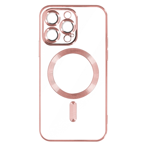 Силиконов калъф Luxury MagSF за iPhone 14 Pro, Розов