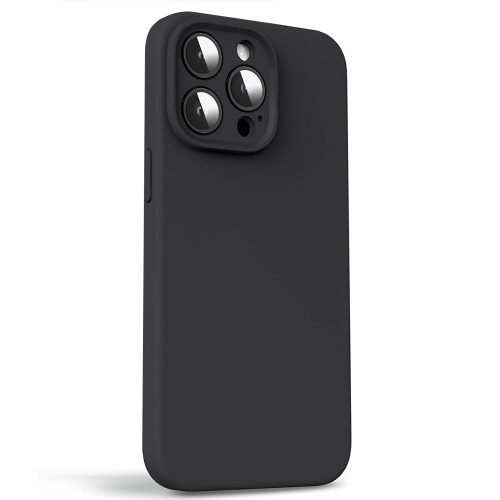 Силиконов калъф LUX Silicone за iPhone 13 Pro Max, Черен