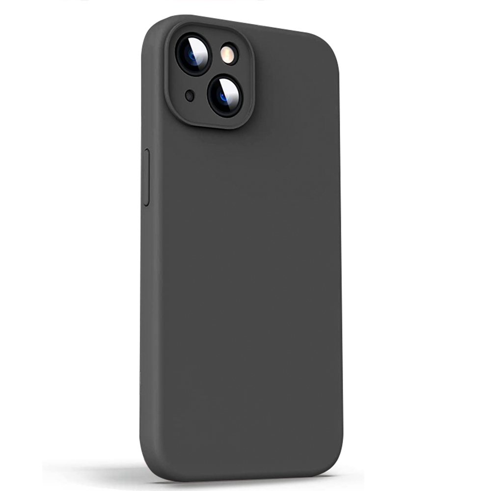 Силиконов калъф LUX Silicone за iPhone 14 Plus, Черен