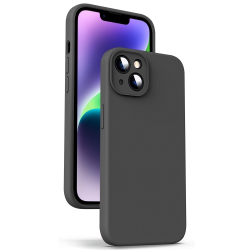 Силиконов калъф LUX Silicone за iPhone 14 Plus, Черен