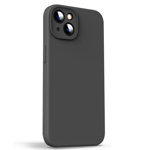 Силиконов калъф LUX Silicone за iPhone 15, Черен