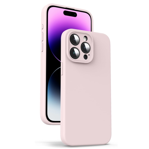 Силиконов калъф LUX Silicone за iPhone 14 Pro, Розов