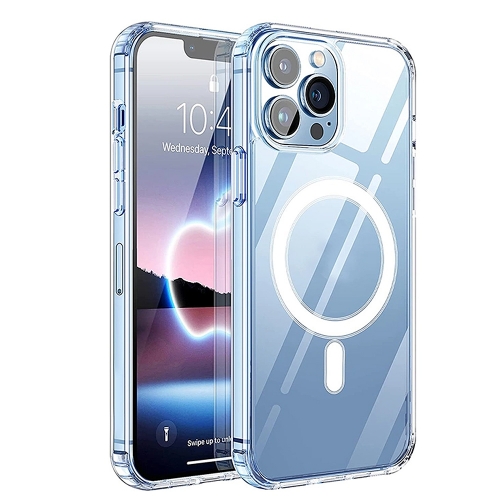 Удароустойчив калъф MagSF IPhone 12 / 12 Pro, Прозрачен