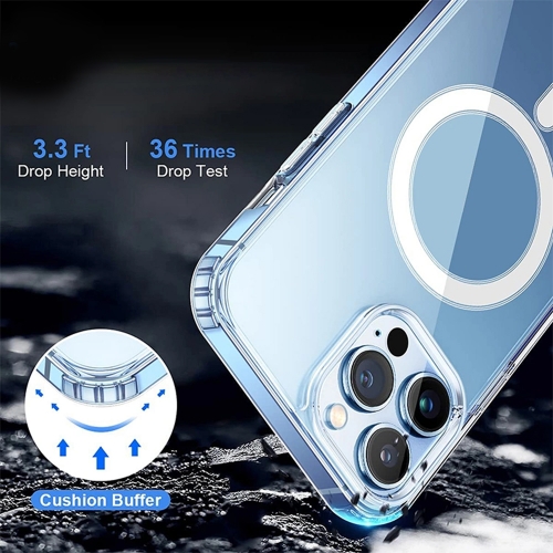 Удароустойчив калъф MagSF IPhone 12 / 12 Pro, Прозрачен