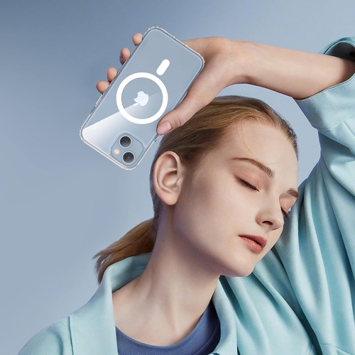 Удароустойчив калъф MagSF IPhone 13, Прозрачен