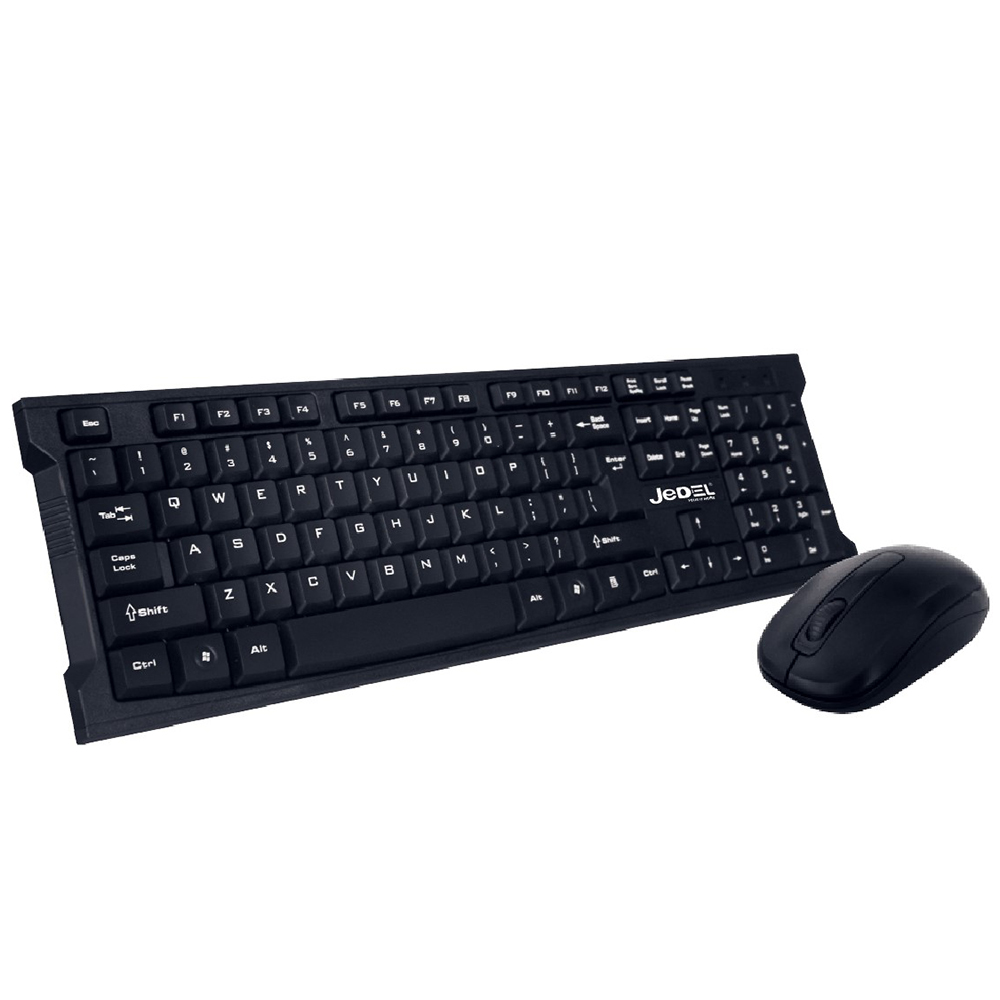 Комплeкт Клавиатура с Мишка Jedel WS1100 Wireless, Черен