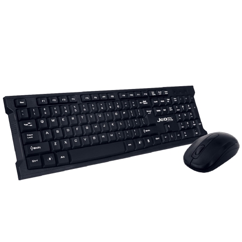 Комплeкт Клавиатура с Мишка Jedel WS1100 Wireless, Черен