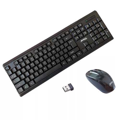 Комплeкт Клавиатура с Мишка Jedel WS1100 Wireless, Черен