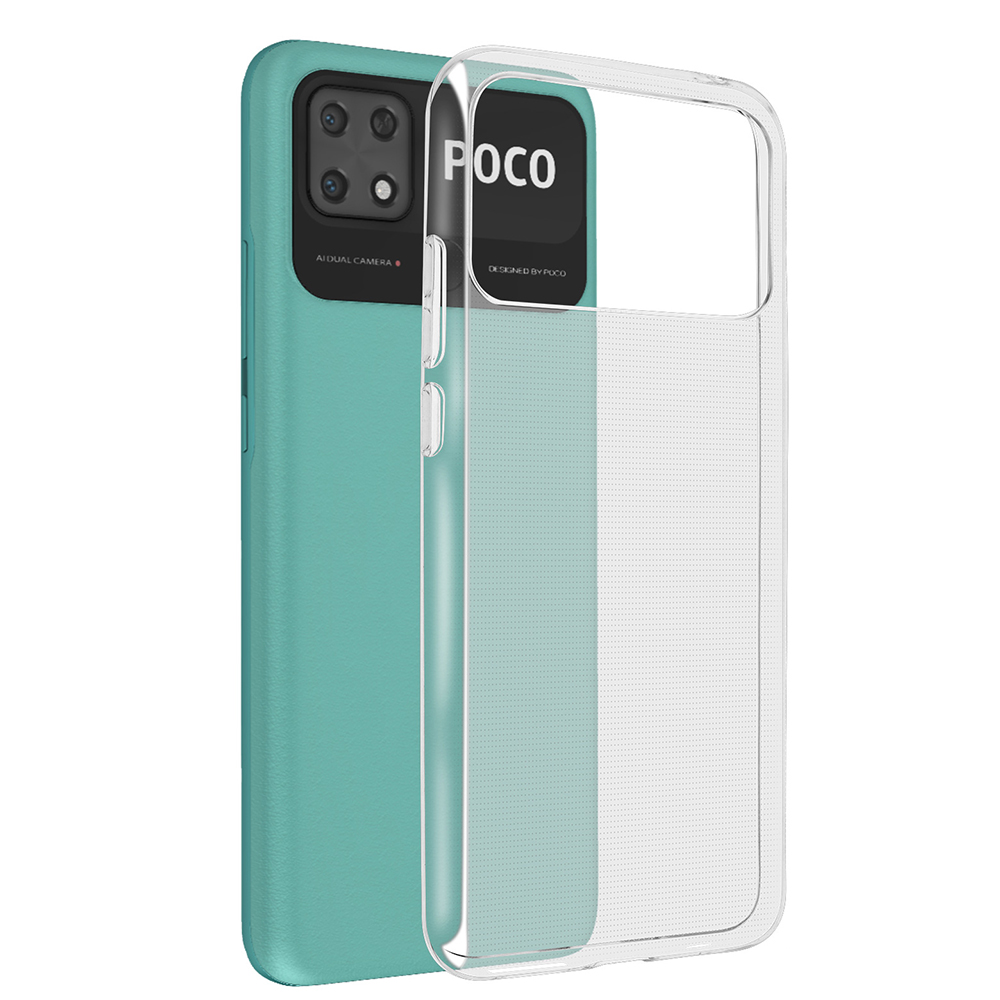 Силиконов калъф за Xiaomi Poco C40, 0.5mm, Прозрачен