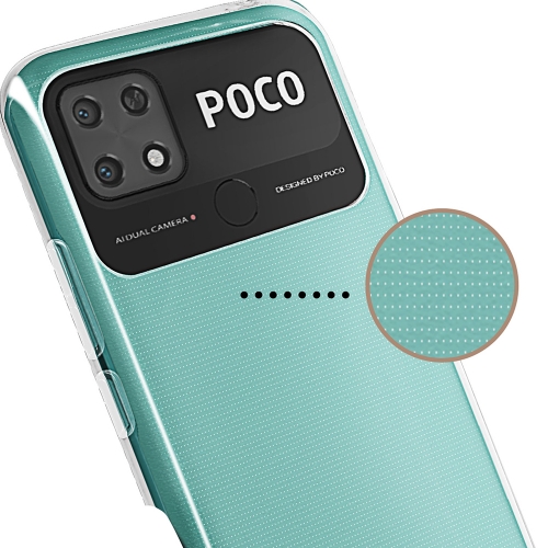 Силиконов калъф за Xiaomi Poco C40, 0.5mm, Прозрачен